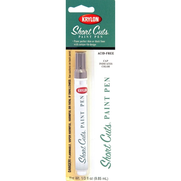 Shortcuts Krylon Short Cuts Chrome Paint Pen Interior 0.33 oz SCP-902 - main